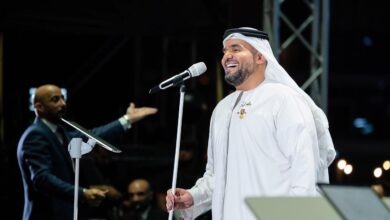 حسين الجسمي يحتفل باليوم الوطني الـ50