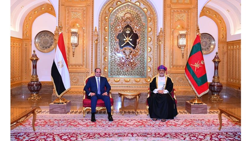 مصر سلطان عمان السيسي
