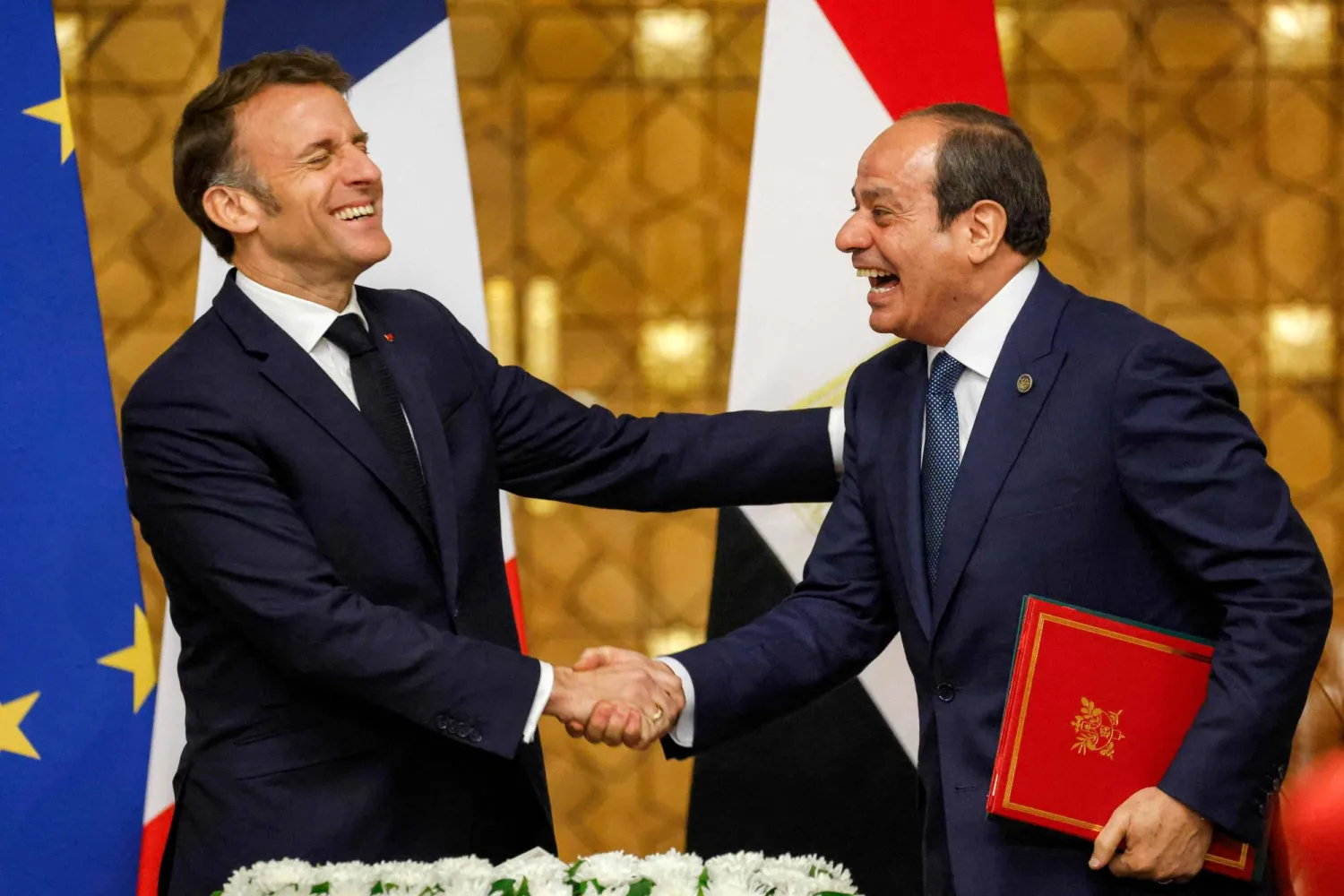 مصر ماكرون القاهرة العريش