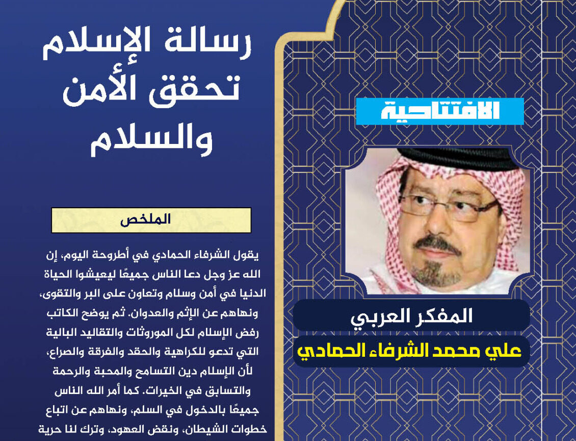 . رسالة الإسلام تحقق الأمن