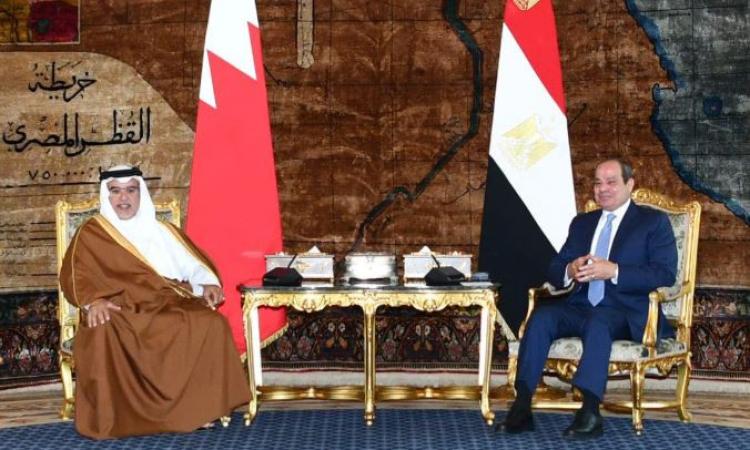 السيسي ولي عهد البحرين 